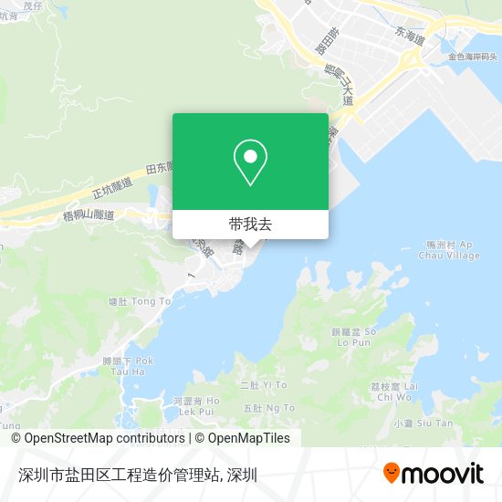 深圳市盐田区工程造价管理站地图