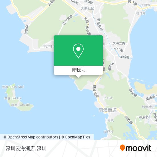 深圳云海酒店地图