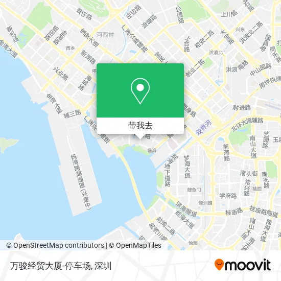 万骏经贸大厦-停车场地图