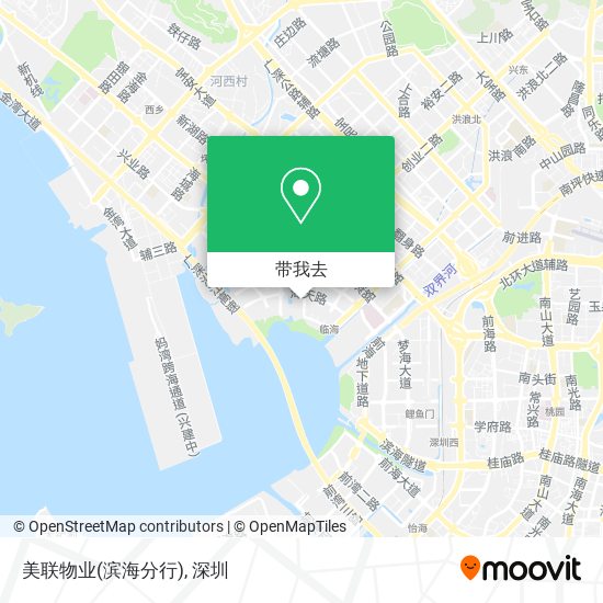 美联物业(滨海分行)地图