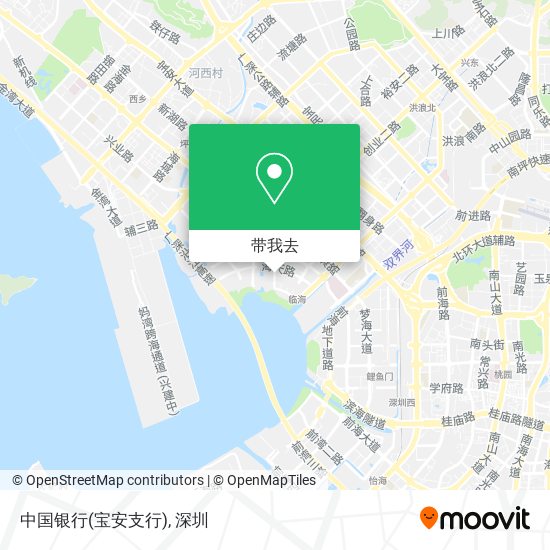 中国银行(宝安支行)地图