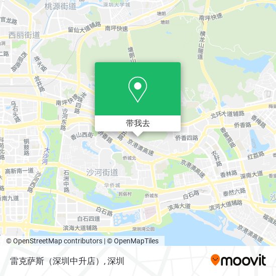 雷克萨斯（深圳中升店）地图