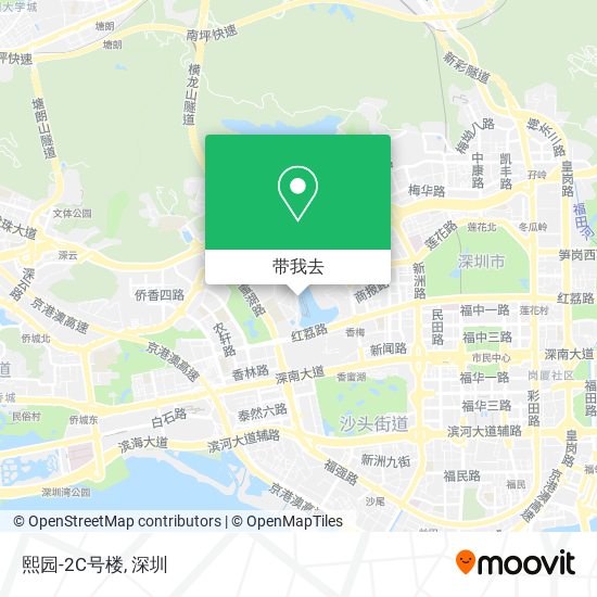 熙园-2C号楼地图