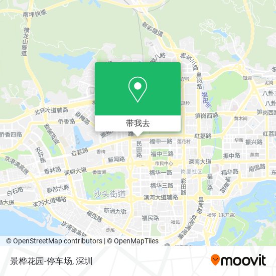 景桦花园-停车场地图
