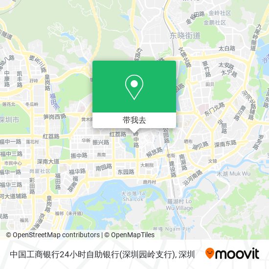 中国工商银行24小时自助银行(深圳园岭支行)地图