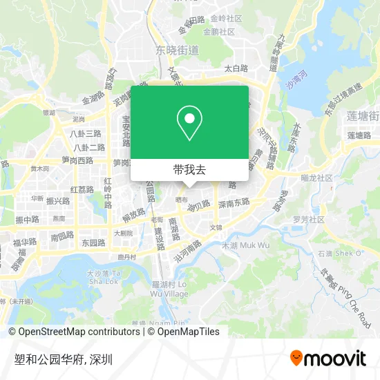 塑和公园华府地图