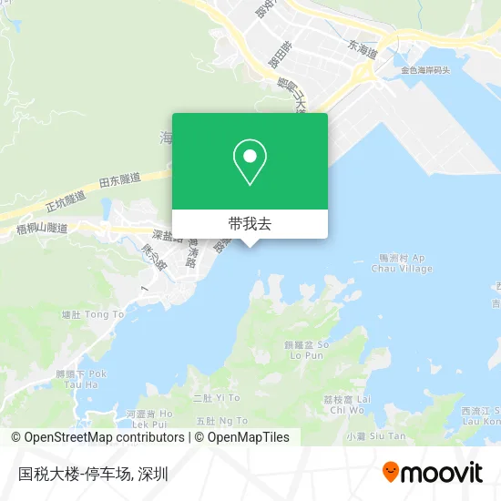 国税大楼-停车场地图