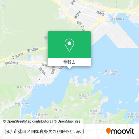 深圳市盐田区国家税务局办税服务厅地图