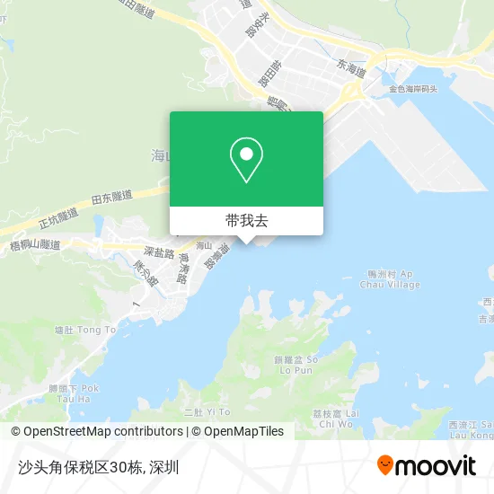 沙头角保税区30栋地图