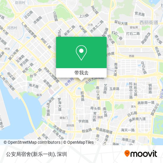 公安局宿舍(新乐一街)地图