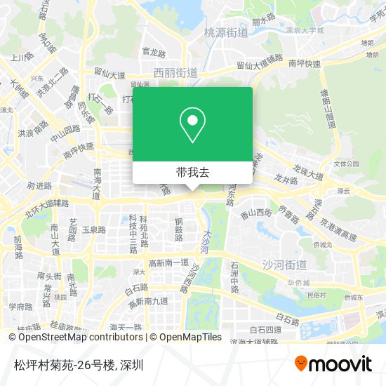 松坪村菊苑-26号楼地图