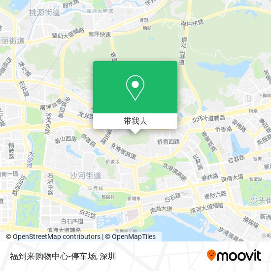 福到来购物中心-停车场地图