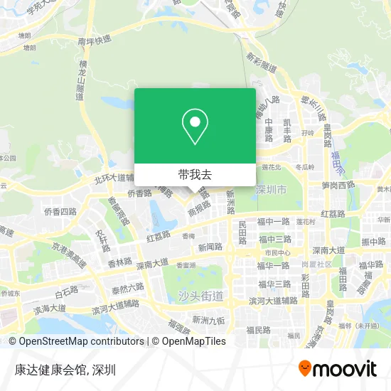 康达健康会馆地图