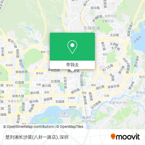 楚刘湘长沙菜(八卦一路店)地图