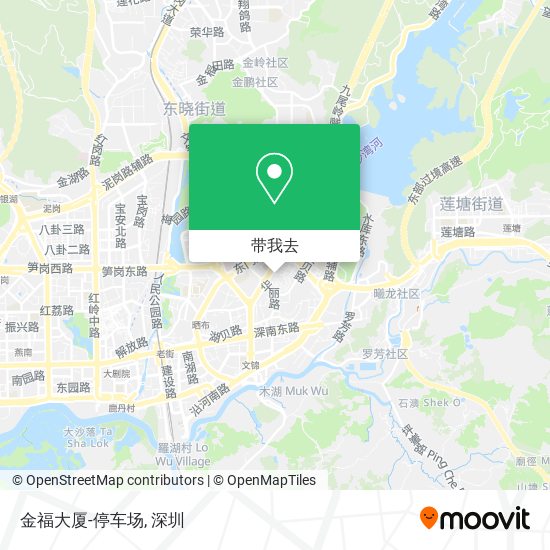 金福大厦-停车场地图
