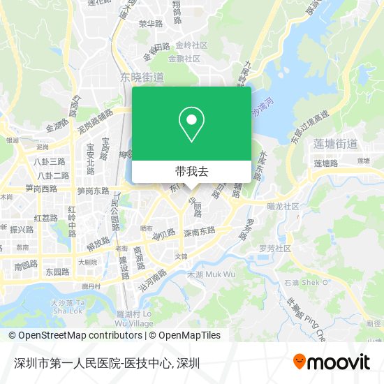 深圳市第一人民医院-医技中心地图