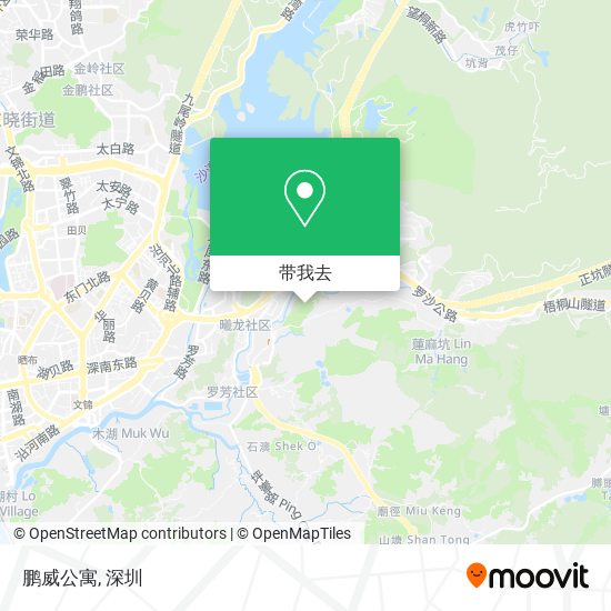 鹏威公寓地图