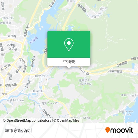 城市东座地图