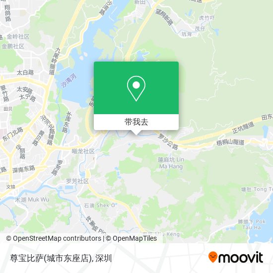 尊宝比萨(城市东座店)地图