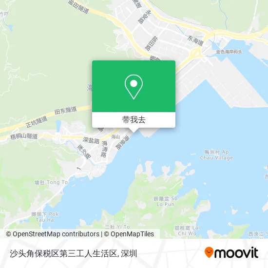 沙头角保税区第三工人生活区地图