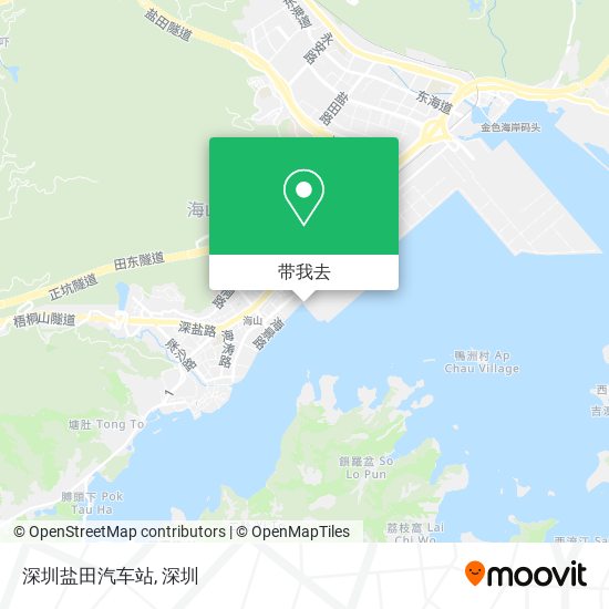 深圳盐田汽车站地图