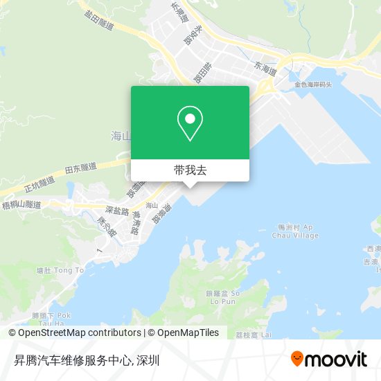 昇腾汽车维修服务中心地图