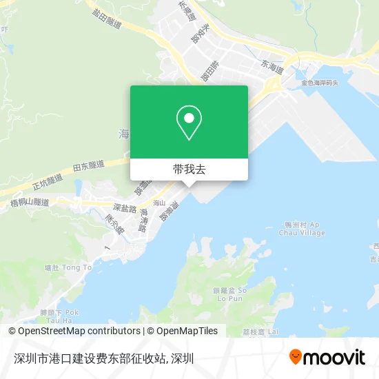 深圳市港口建设费东部征收站地图