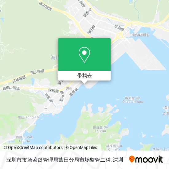 深圳市市场监督管理局盐田分局市场监管二科地图