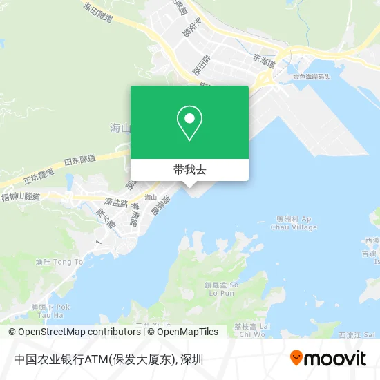中国农业银行ATM(保发大厦东)地图