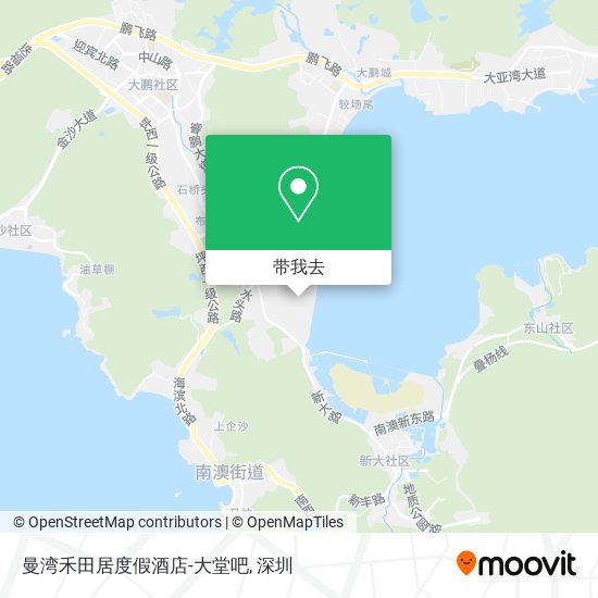 曼湾禾田居度假酒店-大堂吧地图