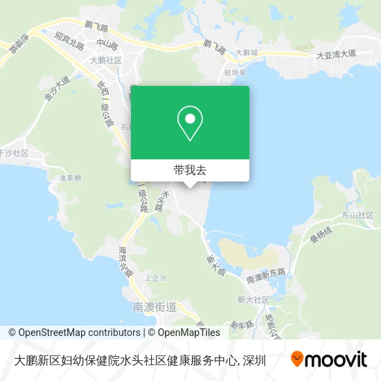 大鹏新区妇幼保健院水头社区健康服务中心地图