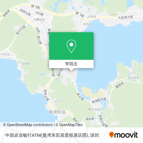 中国农业银行ATM(曼湾禾田居度假酒店西)地图