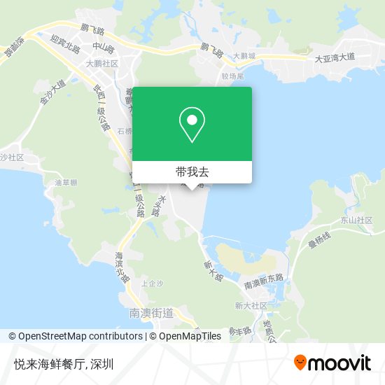 悦来海鲜餐厅地图