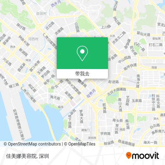 佳美娜美容院地图