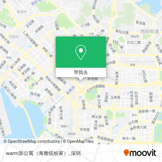 warm加公寓（海雅缤纷家）地图