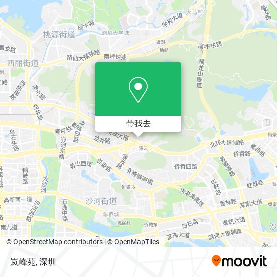 岚峰苑地图