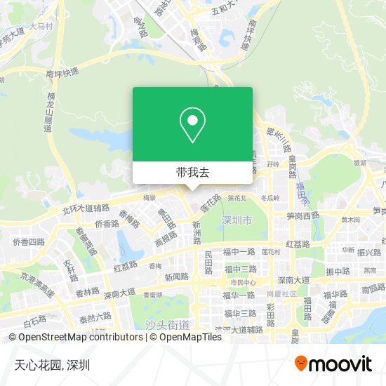 天心花园地图