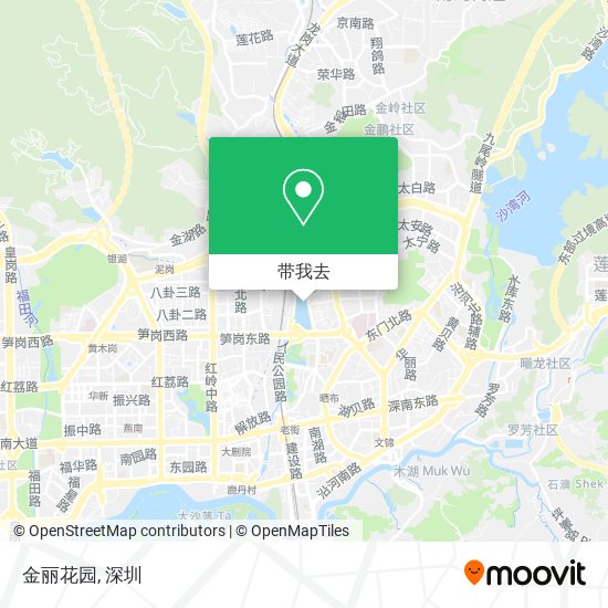 金丽花园地图