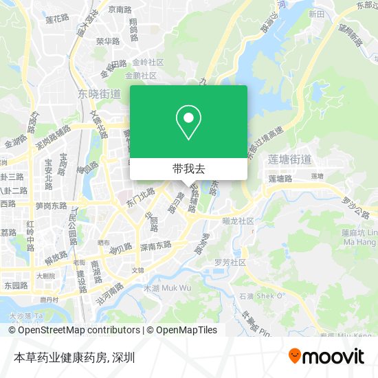 本草药业健康药房地图