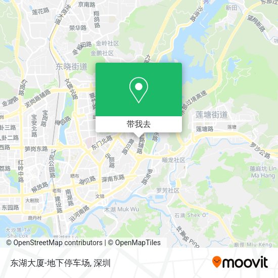 东湖大厦-地下停车场地图