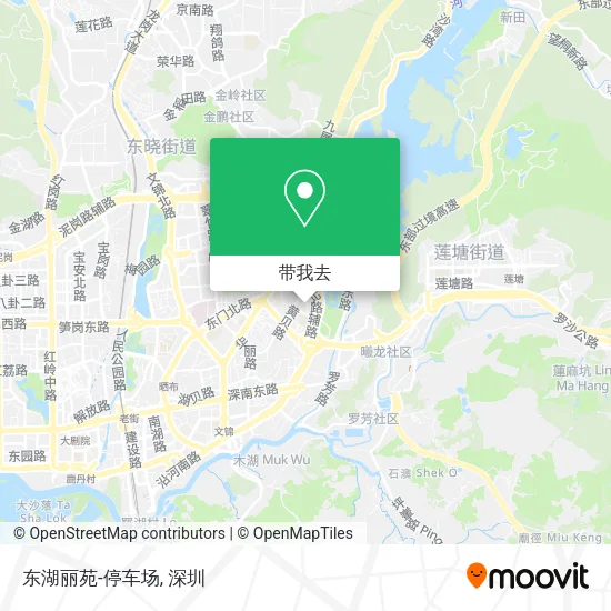 东湖丽苑-停车场地图