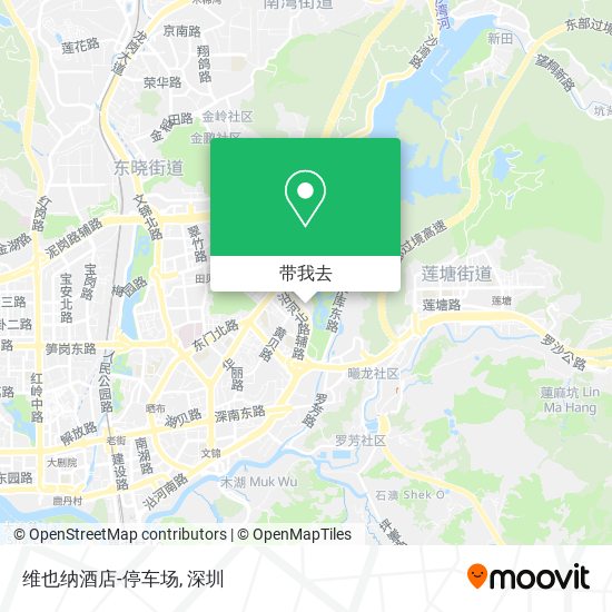 维也纳酒店-停车场地图
