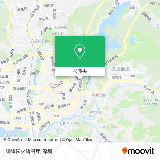 铜锅园火锅餐厅地图