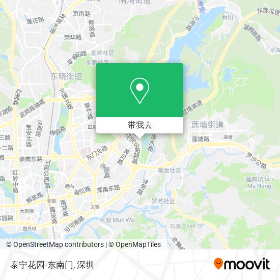 泰宁花园-东南门地图