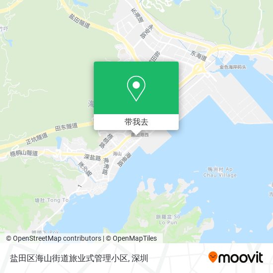 盐田区海山街道旅业式管理小区地图