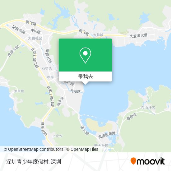 深圳青少年度假村地图