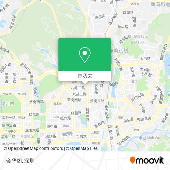 金华阁地图