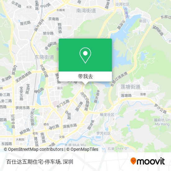 百仕达五期住宅-停车场地图