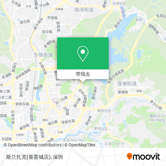 斯兰扎克(喜荟城店)地图