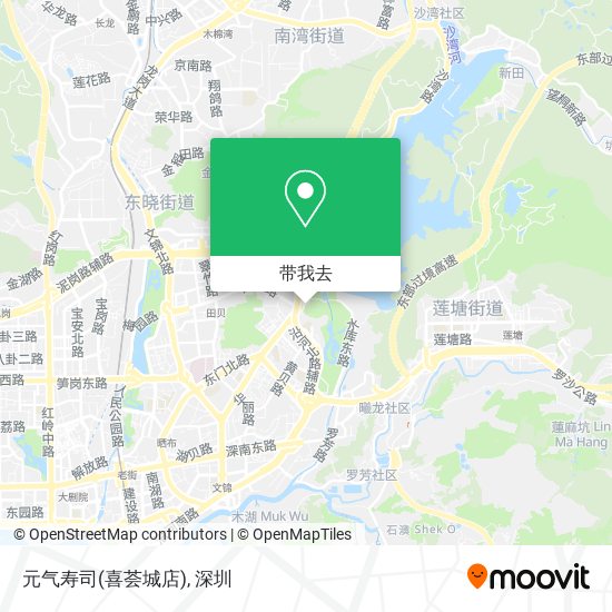 元气寿司(喜荟城店)地图